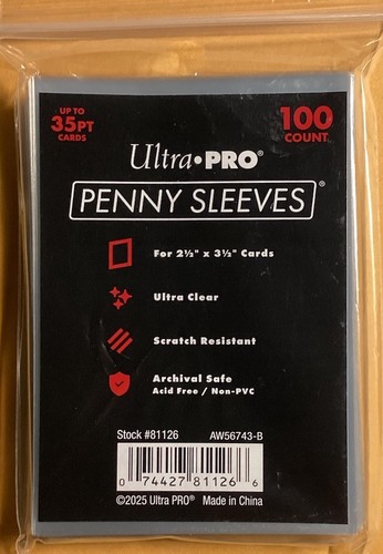 Pack 100 ultra pro card - pack,